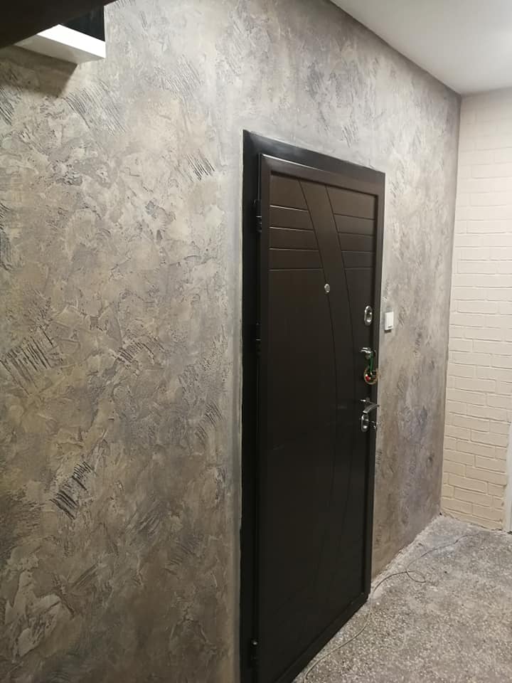 Декорация с висококачествена мазилка